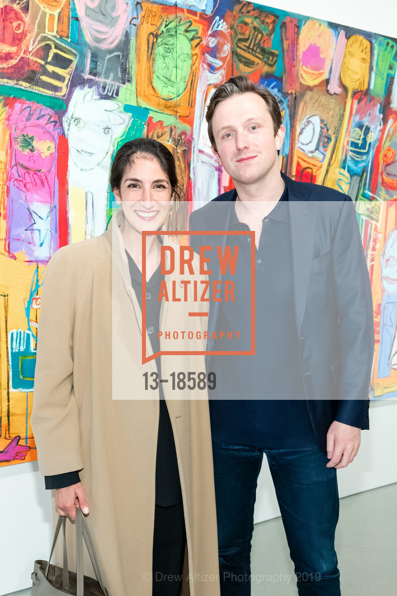 Sophia Kinell, Graham Dalik, Gagosian Opening for Richard Prince's High Times, Gagosian. 657 Howard Street, May 30th, 2019, Photo #13-18589 Sophia Kinell, Graham Dalik, Photo #13-18589