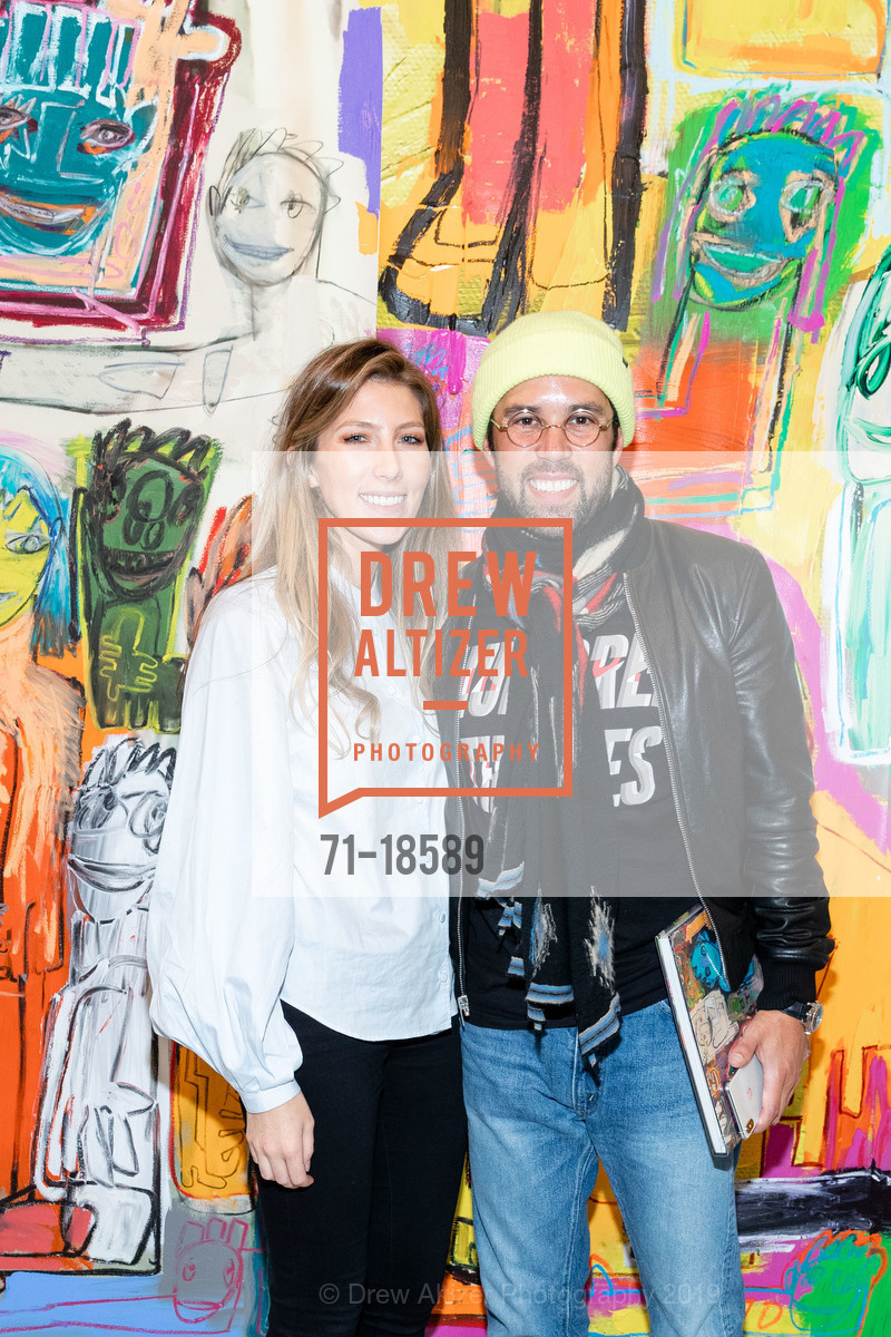 Moira Lion, Anthony Schiller, Gagosian Opening for Richard Prince's High Times, Gagosian. 657 Howard Street, May 30th, 2019, Photo #71-18589 Moira Lion, Anthony Schiller, Photo #71-18589
