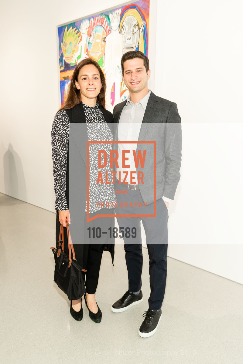 Helen Hatch, Max Teicher, Gagosian Opening for Richard Prince's High Times, Gagosian. 657 Howard Street, May 30th, 2019, Photo #110-18589 Helen Hatch, Max Teicher, Photo #110-18589