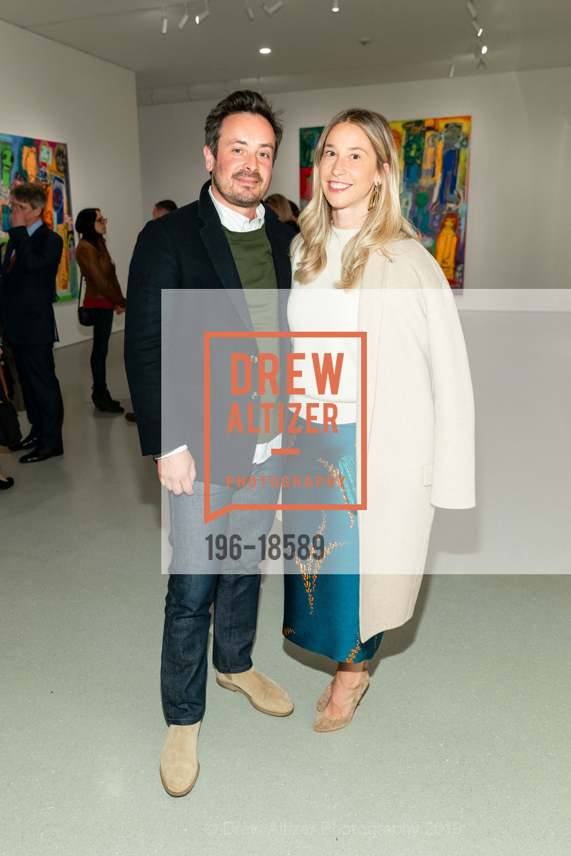 Alex Liberman, Meredith Darrow, Gagosian Opening for Richard Prince's High Times, Gagosian. 657 Howard Street, May 30th, 2019, Photo #196-18589 Alex Liberman, Meredith Darrow, Photo #196-18589