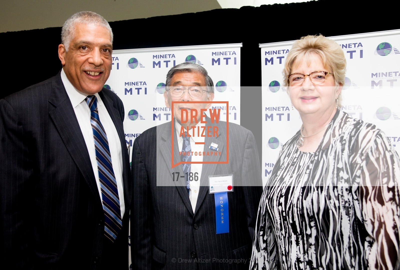 Michael Townes, Norman Mineta, Darlene Gee, Gucci & Vogue Dinner, San Jose State University, Student Union Ballroom. One Washington Square, June 25th, 2015, Photo #17-186 Michael Townes, Norman Mineta, Darlene Gee, Photo #17-186