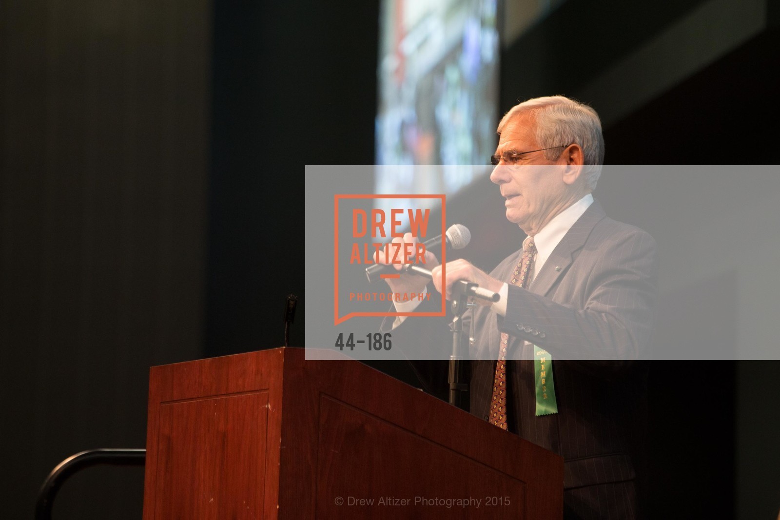 Rod Diridon, Gucci & Vogue Dinner, San Jose State University, Student Union Ballroom. One Washington Square, June 25th, 2015, Photo #44-186 Rod Diridon, Photo #44-186