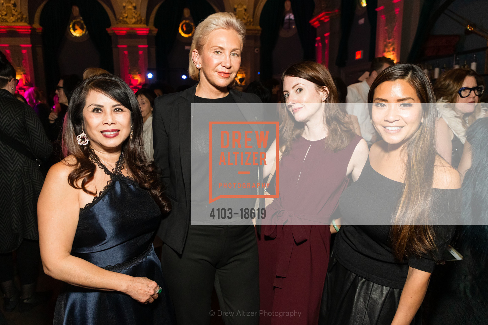 Sharon Seto, Jill Pietrowiak, Erin Carlson, Lillian Phan, Dress For Success Gala 2019: You Wear It Well, August Hall. 420 Mason Street, Photo #4103-18619 Sharon Seto, Jill Pietrowiak, Erin Carlson, Lillian Phan, Photo #4103-18619