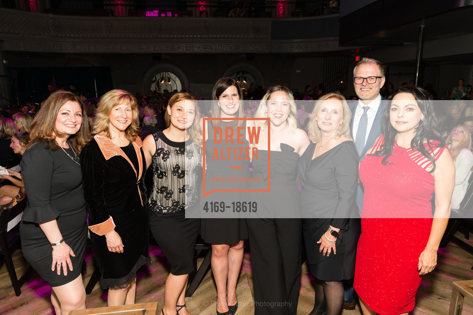 Sandra Riniker, Janelle Bieler, Michelle Rios, Dress For Success Gala 2019: You Wear It Well, August Hall. 420 Mason Street, Photo #4169-18619 Sandra Riniker, Janelle Bieler, Michelle Rios, Photo #4169-18619