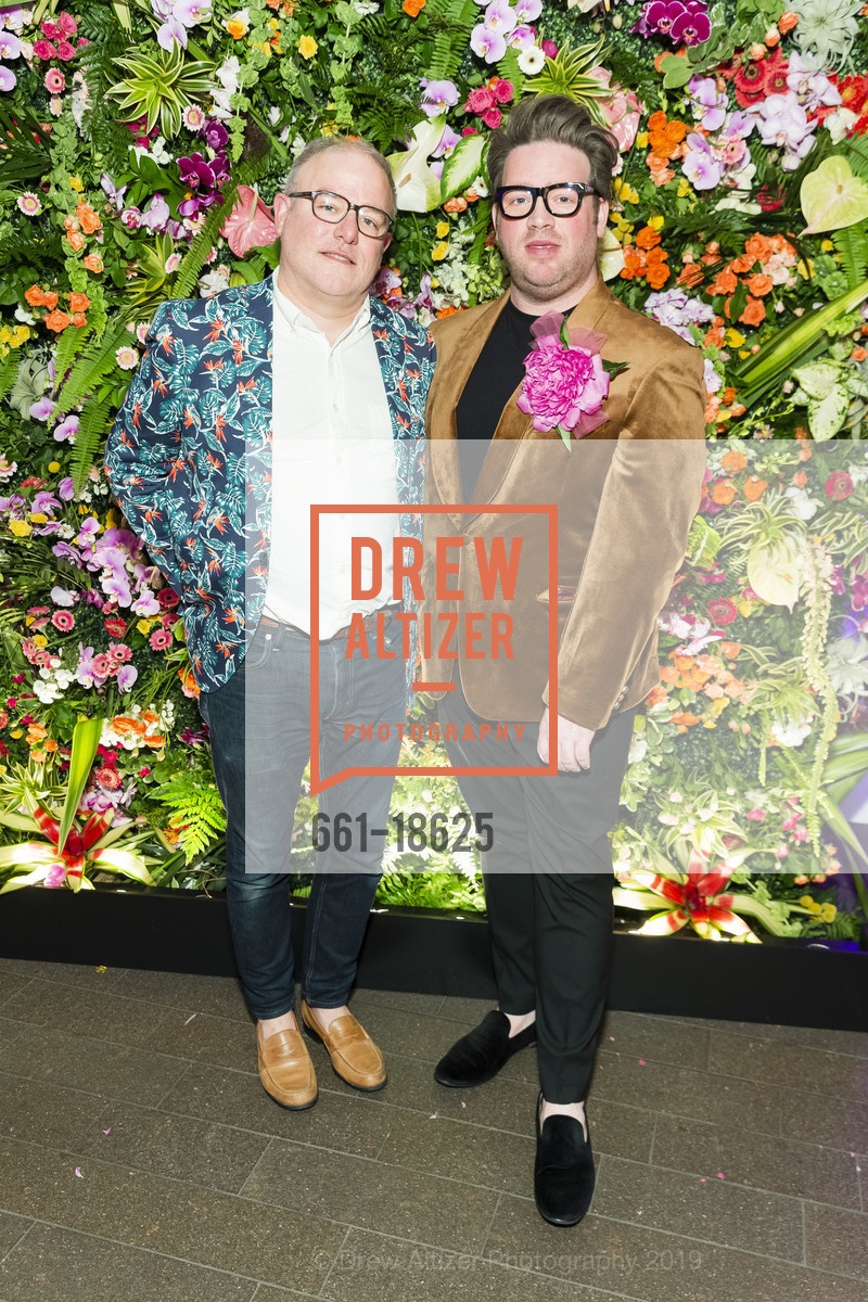 Kirk Wilder, Jeremiah Allen, Bouquets to Art Opening Gala, de Young Museum. 50 Hagiwara Tea Garden Dr, June 3rd, 2019, Photo #661-18625 Kirk Wilder, Jeremiah Allen, Photo #661-18625