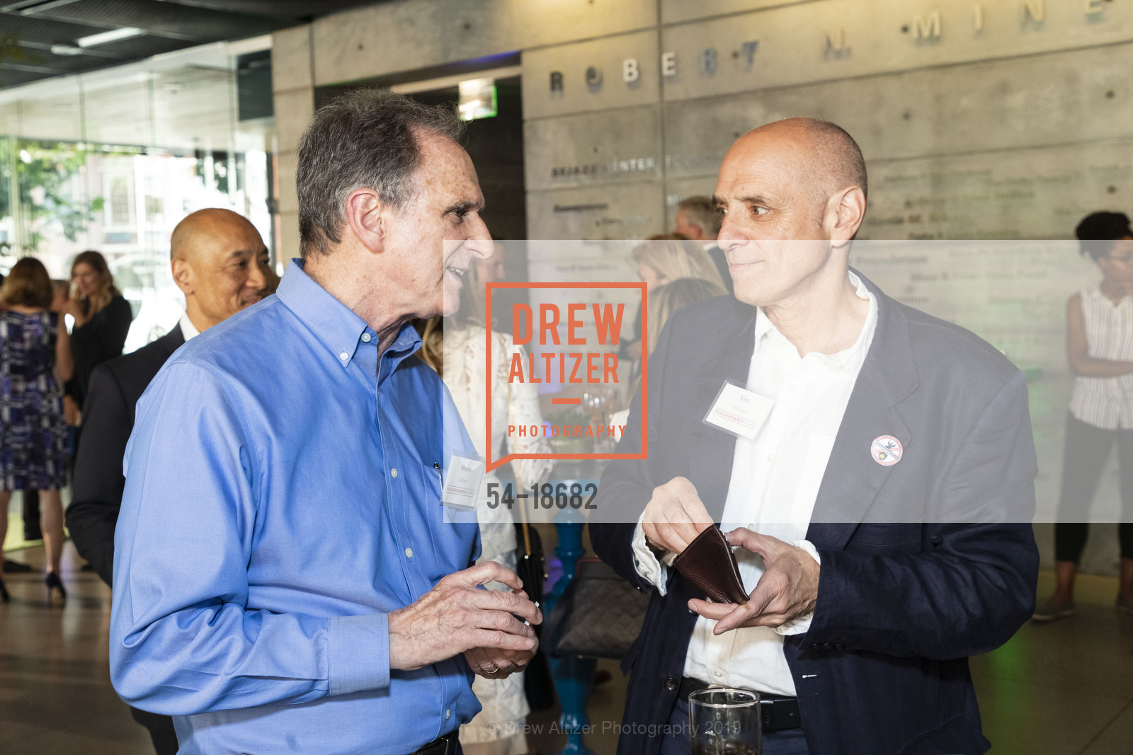 Martin Hellman, Eric Schlosser, Ploughshares Fund - Chain Reaction 2019, SFJAZZ Center. 201 Franklin Street, June 10th, 2019, Photo #54-18682 Martin Hellman, Eric Schlosser, Photo #54-18682
