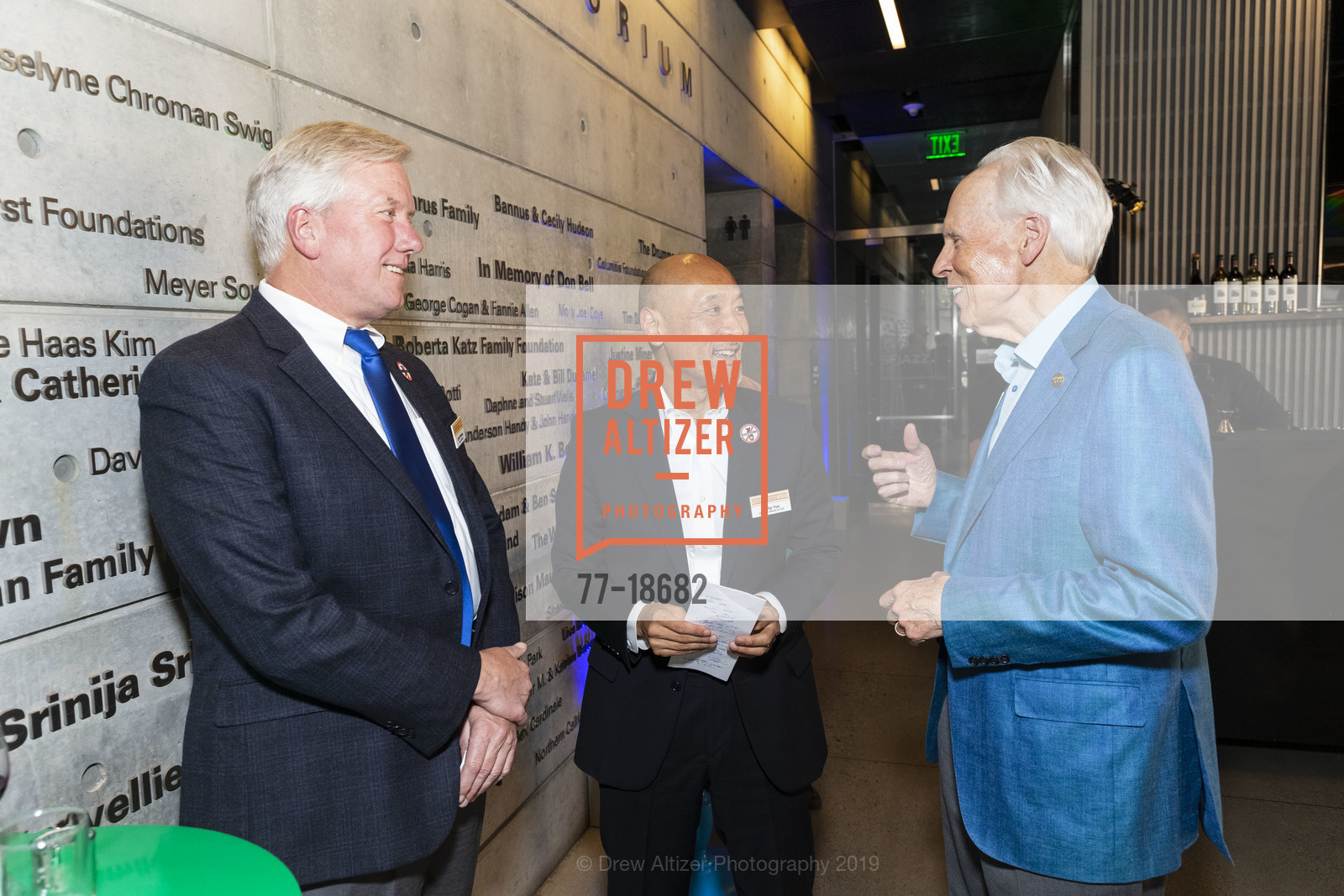 John Feikema, Philip Yun, Daniel Smith, Ploughshares Fund - Chain Reaction 2019, SFJAZZ Center. 201 Franklin Street, June 10th, 2019, Photo #77-18682 John Feikema, Philip Yun, Daniel Smith, Photo #77-18682