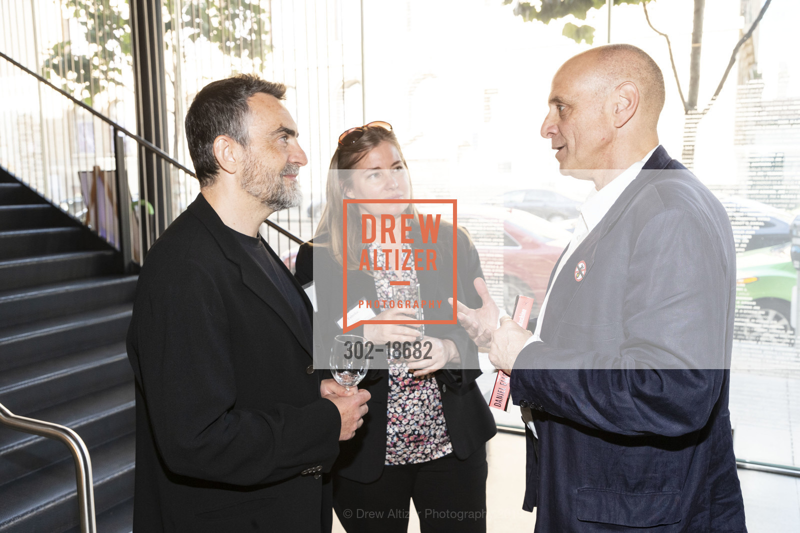 Adam Weissman, Tabitha Jordan, Eric Schlosser, Ploughshares Fund - Chain Reaction 2019, SFJAZZ Center. 201 Franklin Street, June 10th, 2019, Photo #302-18682 Adam Weissman, Tabitha Jordan, Eric Schlosser, Photo #302-18682