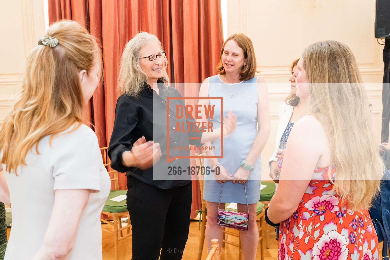 Pam Rorke Levy, Annie Leibovitz, Runa Magowan, Katrina Magowan, SFAI Hosts An Evening with Annie Leibovitz, Carolands. 565 Remillard Drive, Photo #266-18706-0 Pam Rorke Levy, Annie Leibovitz, Runa Magowan, Katrina Magowan, Photo #266-18706-0