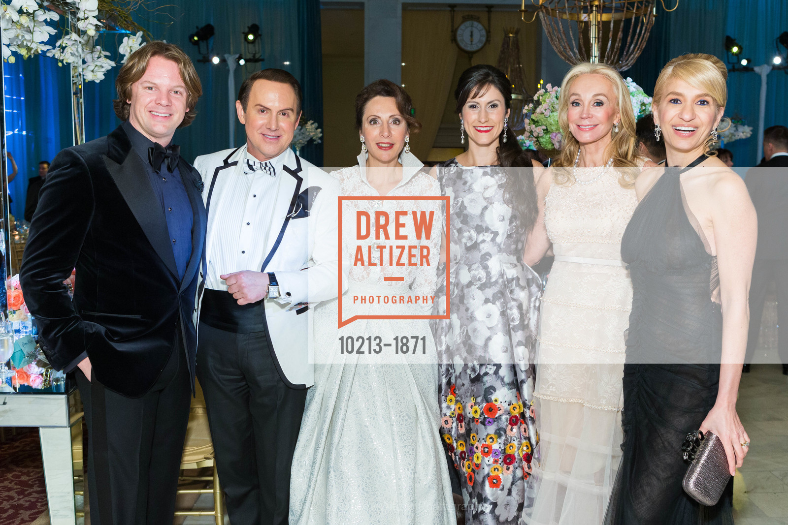 Darren Bechtel, Joel Goodrich, Clara Shayevich, Samantha Duvall Bechtel, Giselle Anna Parry, Navid Armstrong, San Francisco Ballet Opening Night Gala, San Francisco City Hall. 1 Dr Carlton B Goodlett Pl, San Francisco, CA 94102, Photo #10213-1871 Darren Bechtel, Joel Goodrich, Clara Shayevich, Samantha Duvall Bechtel, Giselle Anna Parry, Navid Armstrong, Photo #10213-1871