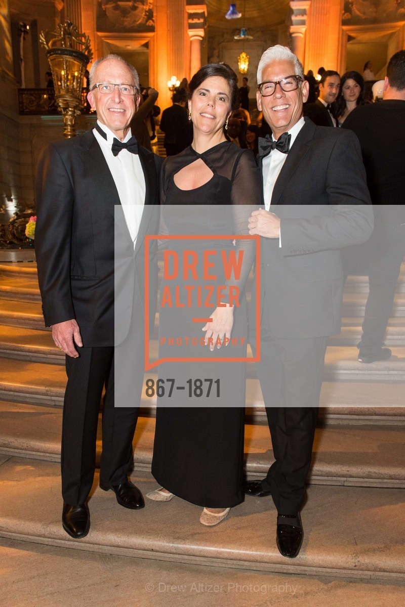 Neil Ward, Trecia Knapp, Gene Martinez, San Francisco Ballet Opening Night Gala, San Francisco City Hall. 1 Dr Carlton B Goodlett Pl, San Francisco, CA 94102, Photo #867-1871 Neil Ward, Trecia Knapp, Gene Martinez, Photo #867-1871