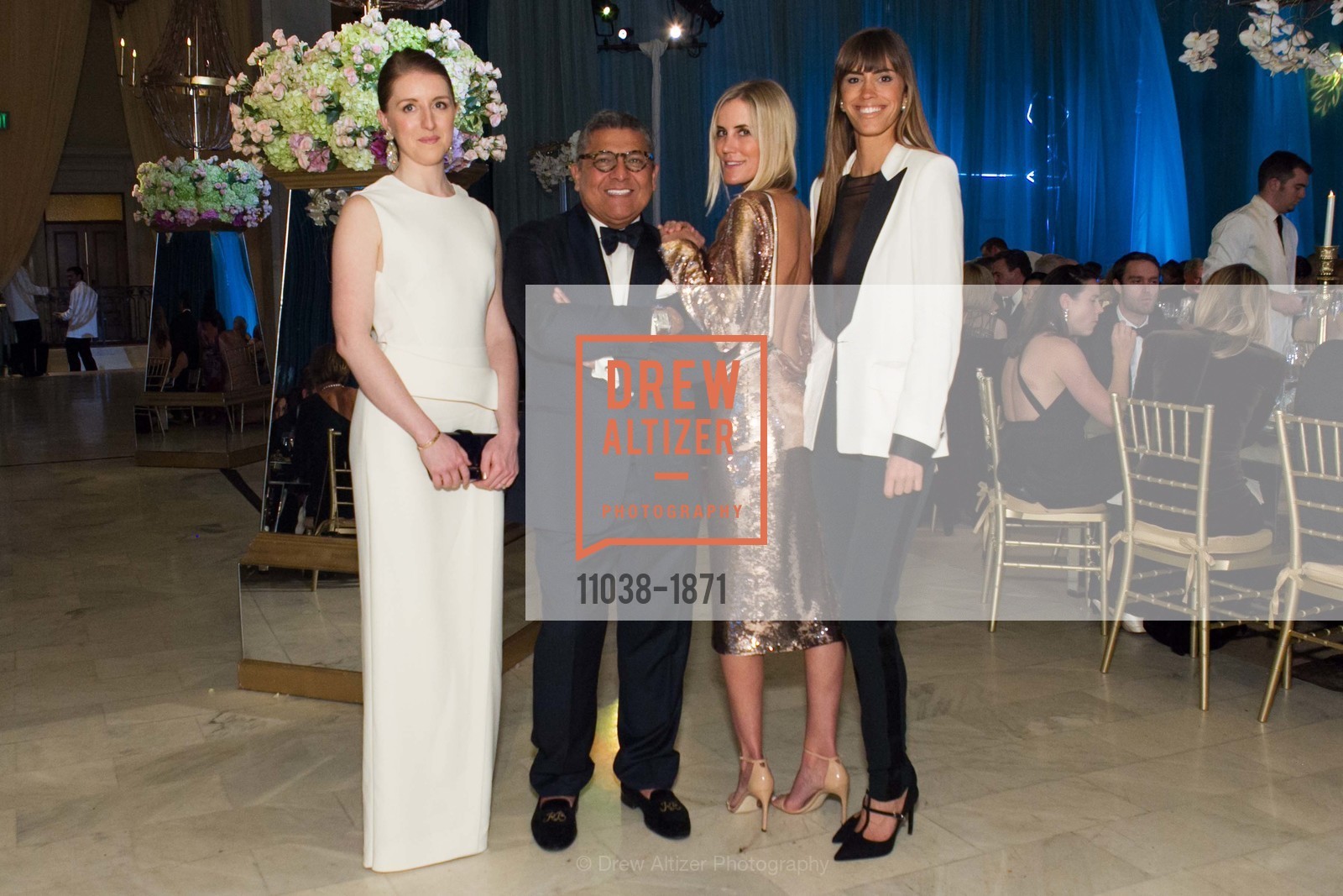 Laura Sagues, Riccardo Benavides, Emily Shagley, Kendall Chase, San Francisco Ballet Opening Night Gala, San Francisco City Hall. 1 Dr Carlton B Goodlett Pl, San Francisco, CA 94102, Photo #11038-1871 Laura Sagues, Riccardo Benavides, Emily Shagley, Kendall Chase, Photo #11038-1871