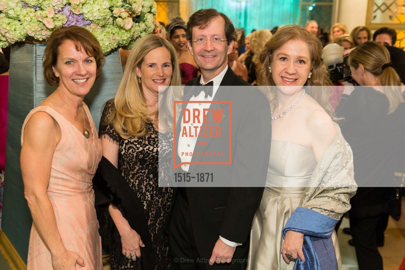 Lee Gregory, Gingy Gable, John Gable, Carol Benz, San Francisco Ballet Opening Night Gala, San Francisco City Hall. 1 Dr Carlton B Goodlett Pl, San Francisco, CA 94102, Photo #1515-1871 Lee Gregory, Gingy Gable, John Gable, Carol Benz, Photo #1515-1871