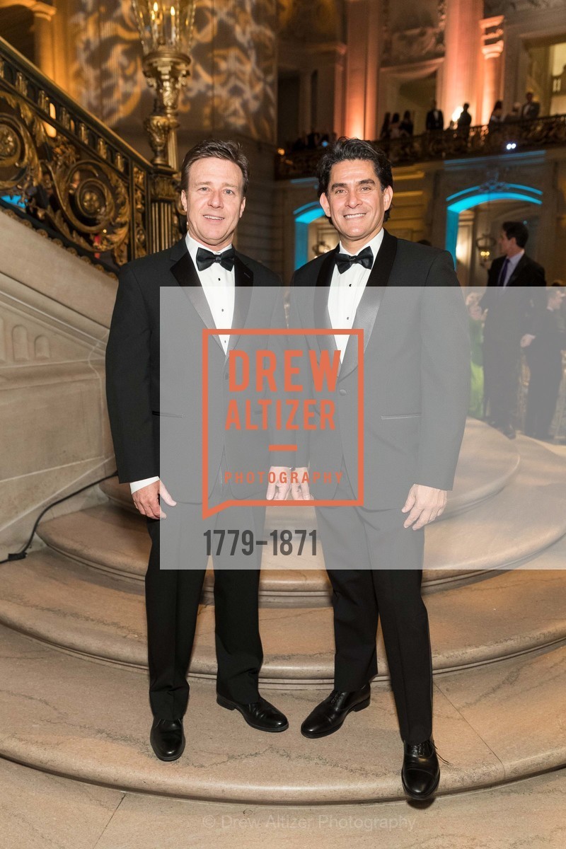 Jeff Hall, Ricardo Bustamante, San Francisco Ballet Opening Night Gala, San Francisco City Hall. 1 Dr Carlton B Goodlett Pl, San Francisco, CA 94102, Photo #1779-1871 Jeff Hall, Ricardo Bustamante, Photo #1779-1871