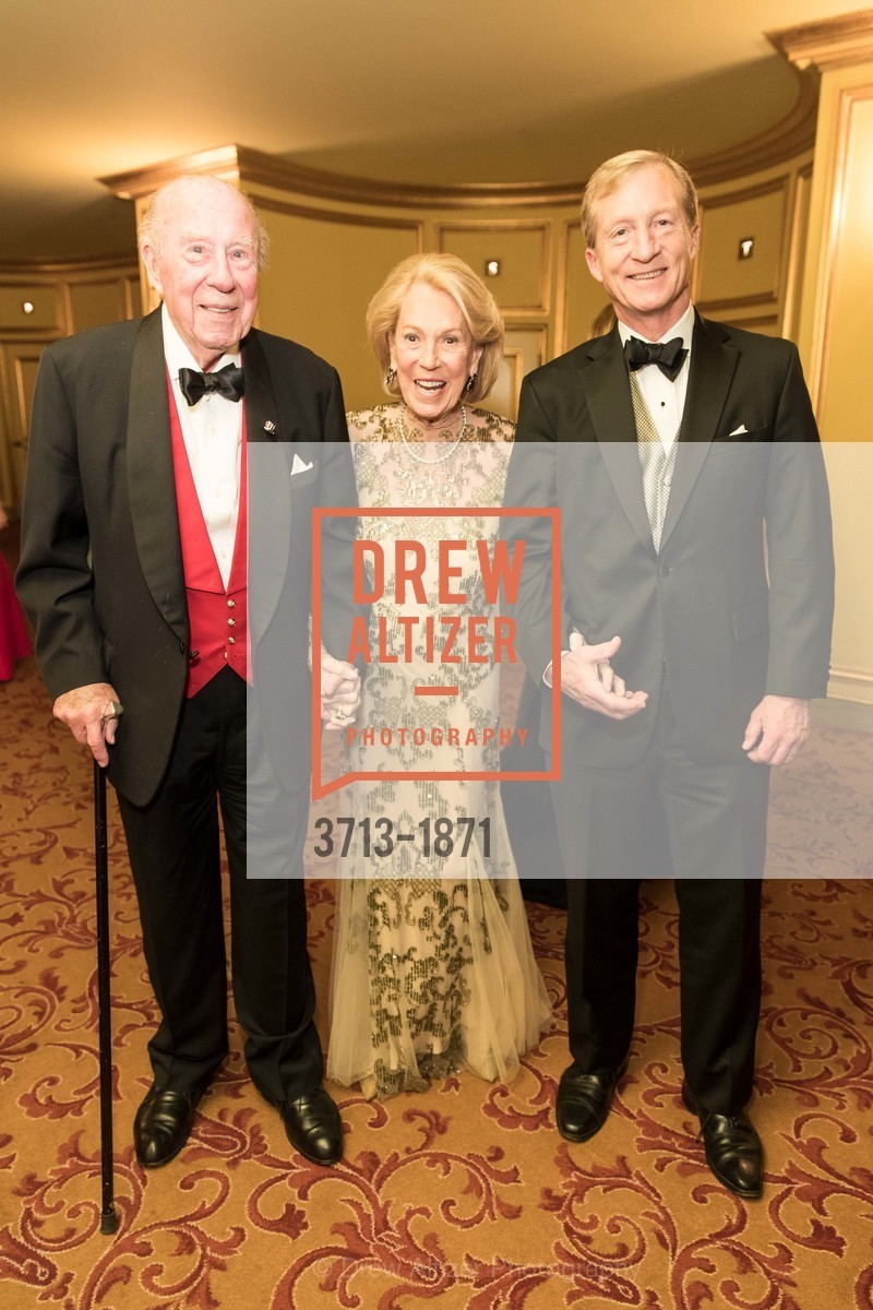 George Shultz, Charlotte Shultz, Tom Steyer, San Francisco Ballet Opening Night Gala, San Francisco City Hall. 1 Dr Carlton B Goodlett Pl, San Francisco, CA 94102, Photo #3713-1871 George Shultz, Charlotte Shultz, Tom Steyer, Photo #3713-1871