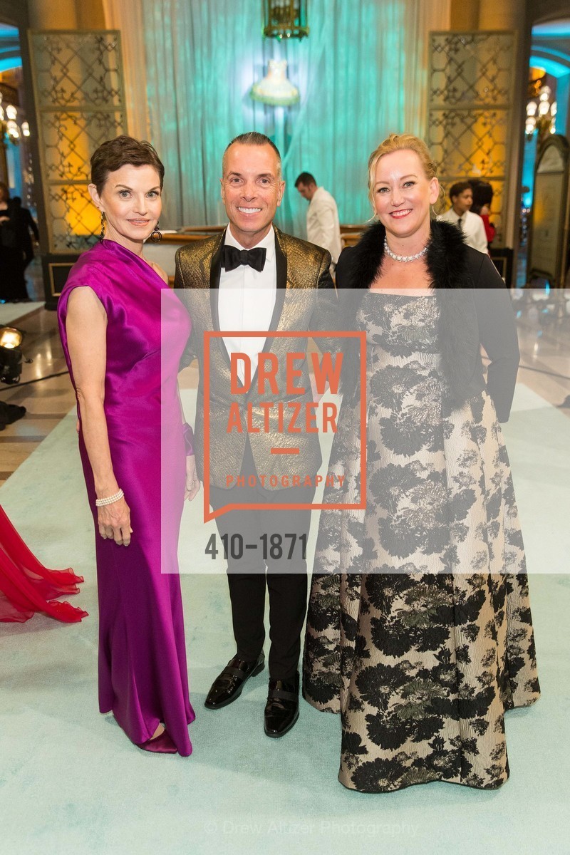 Denise Littlefield Sobel, Roman Gronkowski, Tiina Piirsoo, San Francisco Ballet Opening Night Gala, San Francisco City Hall. 1 Dr Carlton B Goodlett Pl, San Francisco, CA 94102, Photo #410-1871 Denise Littlefield Sobel, Roman Gronkowski, Tiina Piirsoo, Photo #410-1871