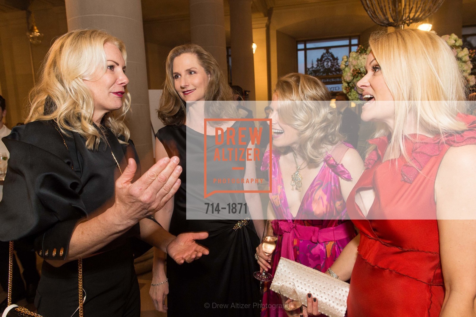 Holly Peterson, Maria Ralph, Christine Varon, Marie Hurabiell, San Francisco Ballet Opening Night Gala, San Francisco City Hall. 1 Dr Carlton B Goodlett Pl, San Francisco, CA 94102, Photo #714-1871 Holly Peterson, Maria Ralph, Christine Varon, Marie Hurabiell, Photo #714-1871