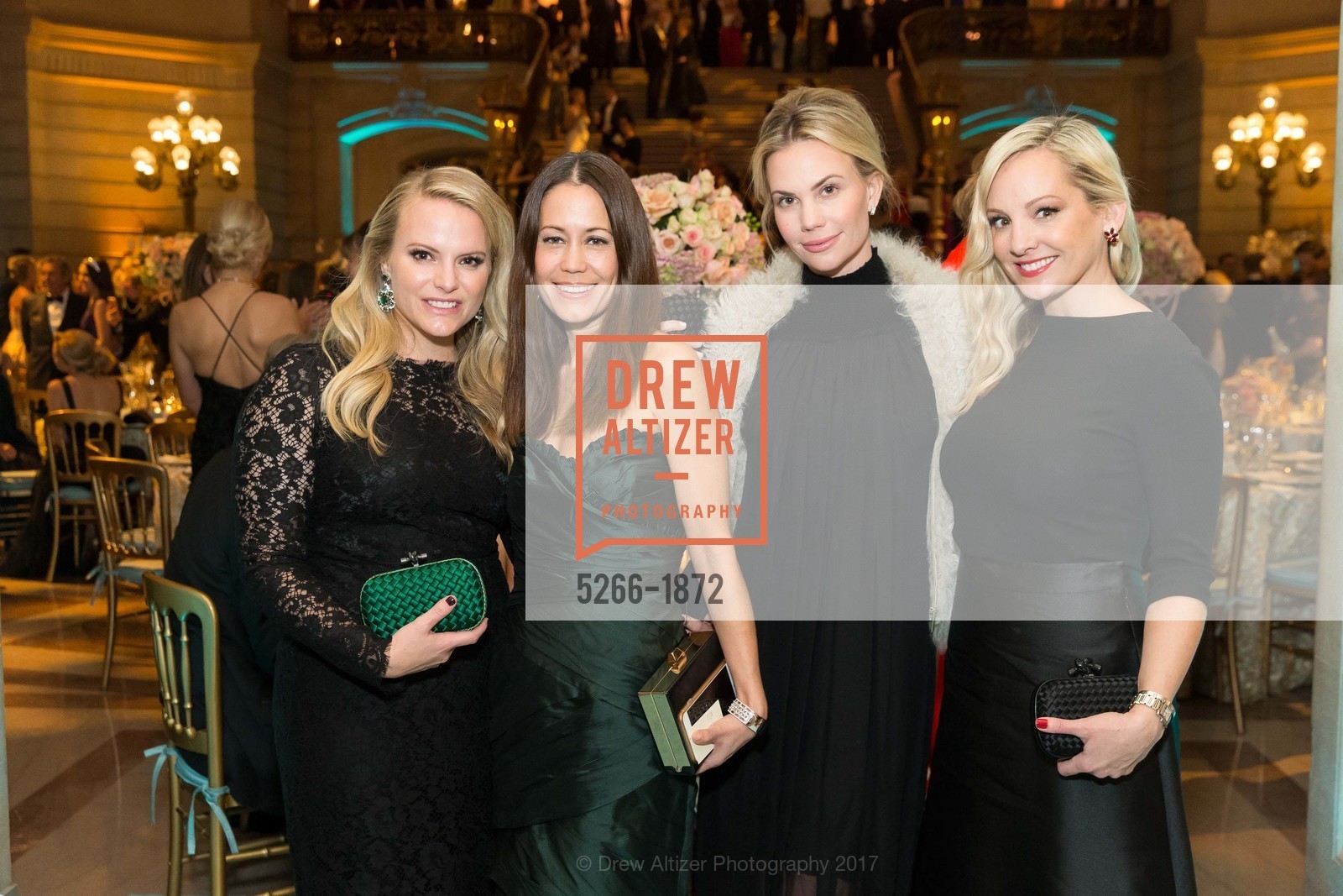 Amanda Gary, Vanessa McBride, Alexa Kadish, Ariane Nalty, ENCORE! 2017 Opening Night Gala: Ever Magical, City Hall & War Memorial Opera House. 1 Dr Carlton B Goodlett Pl, San Francisco, CA 94102, January 19th, 2017, Photo #5266-1872 Amanda Gary, Vanessa McBride, Alexa Kadish, Ariane Nalty, Photo #5266-1872