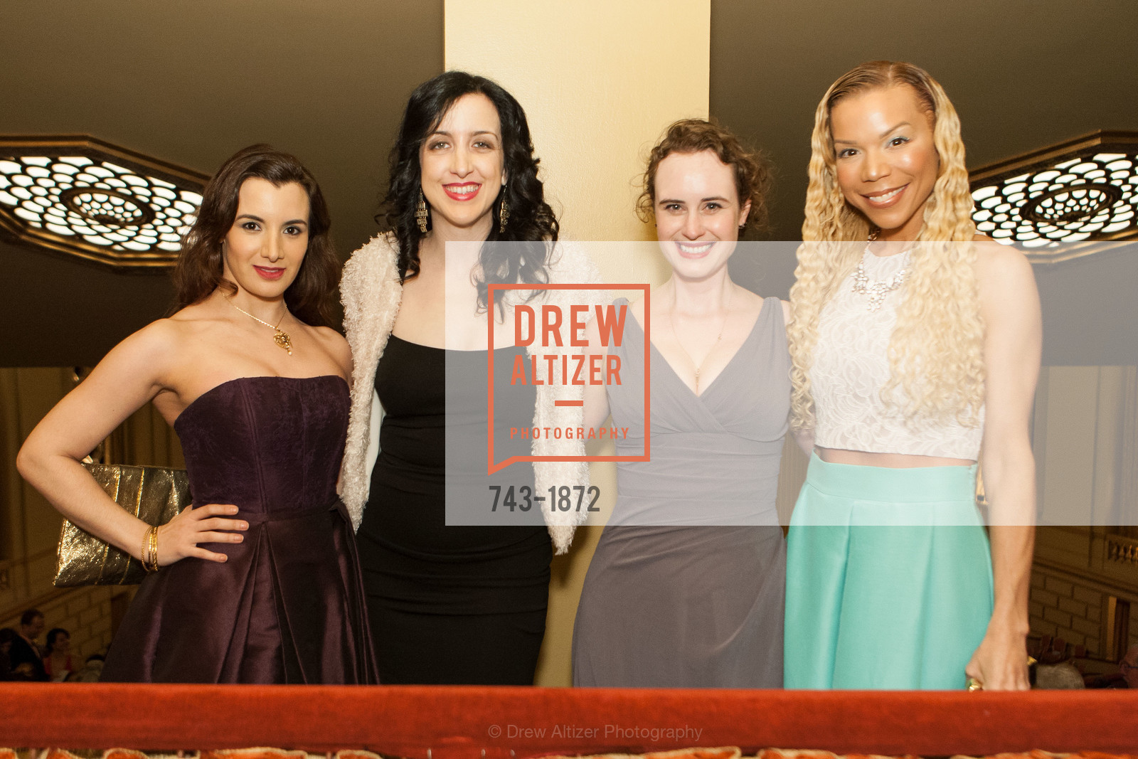 Anastasia Tolakis, Shannon Eliot, Susan Walker, Julia Mathis, ENCORE! 2017 Opening Night Gala: Ever Magical, City Hall & War Memorial Opera House. 1 Dr Carlton B Goodlett Pl, San Francisco, CA 94102, Photo #743-1872 Anastasia Tolakis, Shannon Eliot, Susan Walker, Julia Mathis, Photo #743-1872