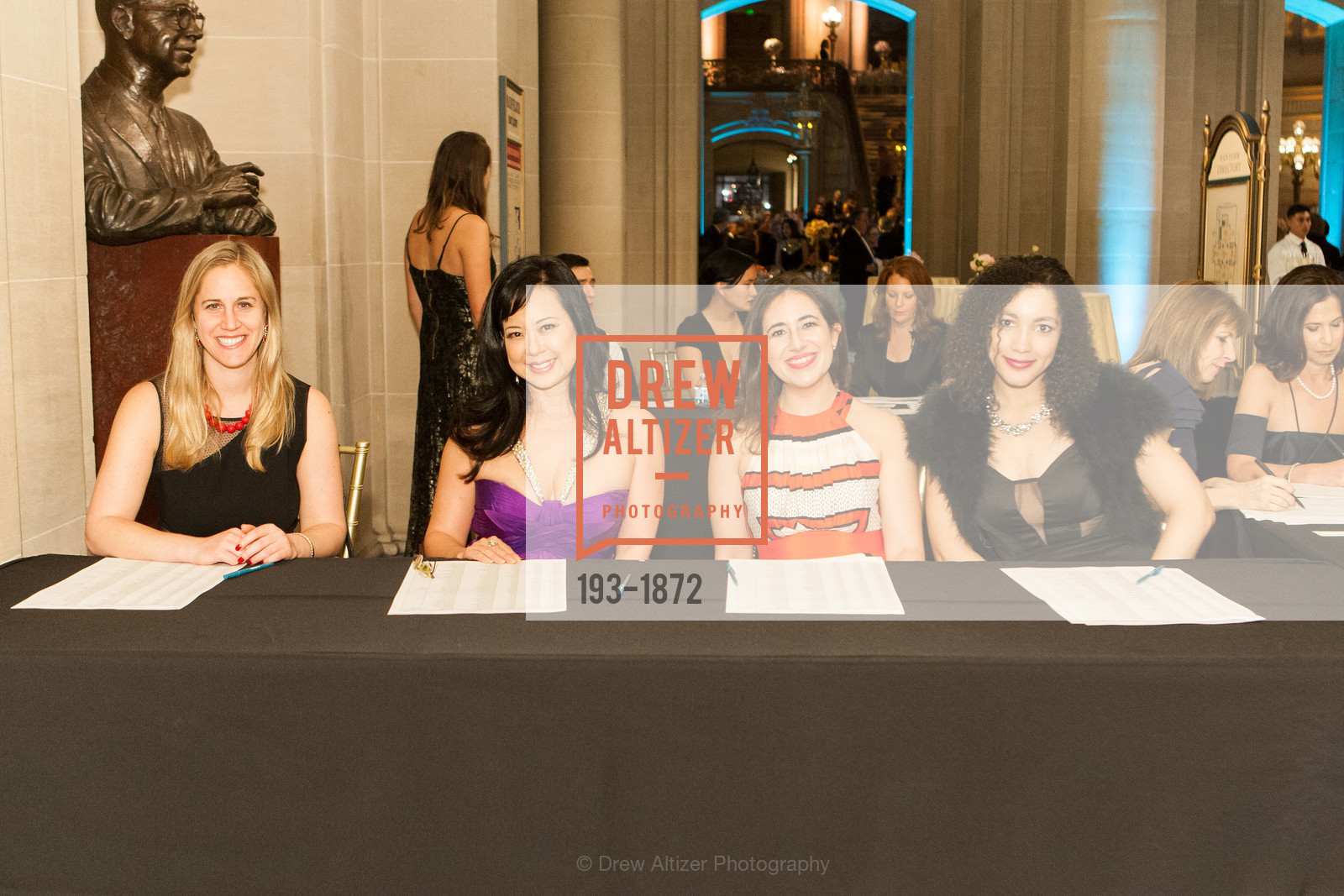 Amanda Katzenstein, Cindy Tsai, Jacqueline Barrett, Jasmine Frazier, ENCORE! 2017 Opening Night Gala: Ever Magical, City Hall & War Memorial Opera House. 1 Dr Carlton B Goodlett Pl, San Francisco, CA 94102, Photo #193-1872 Amanda Katzenstein, Cindy Tsai, Jacqueline Barrett, Jasmine Frazier, Photo #193-1872