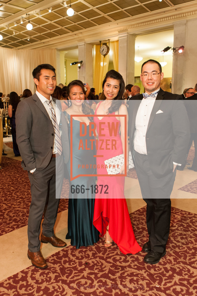 Daniel Hung, Angela Zhang, Michelle Huang, Paul Zhang, ENCORE! 2017 Opening Night Gala: Ever Magical, City Hall & War Memorial Opera House. 1 Dr Carlton B Goodlett Pl, San Francisco, CA 94102, Photo #666-1872 Daniel Hung, Angela Zhang, Michelle Huang, Paul Zhang, Photo #666-1872