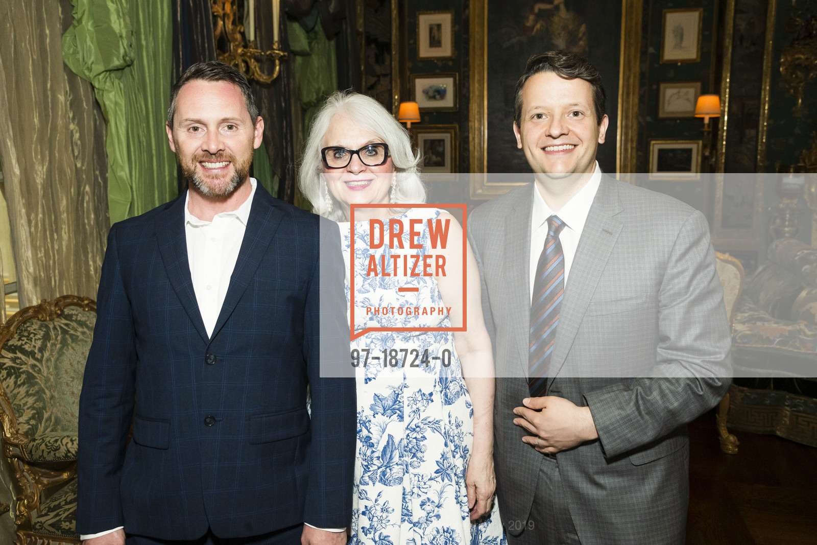 Michael Haley, Carol Domina, Roger Weitz, Gordon and Ann Getty Host Opera America, Private Residence, June 13th, 2019, Photo #97-18724-0 Michael Haley, Carol Domina, Roger Weitz, Photo #97-18724-0