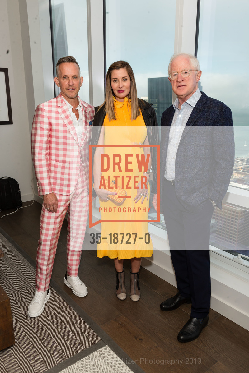Jay Jeffers, Mary Gonsalves Kinney, Bill Whitty, The Avery Penthouse Debut, The Avery. 488 Folsom Street, June 13th, 2019, Photo #35-18727-0 Jay Jeffers, Mary Gonsalves Kinney, Bill Whitty, Photo #35-18727-0