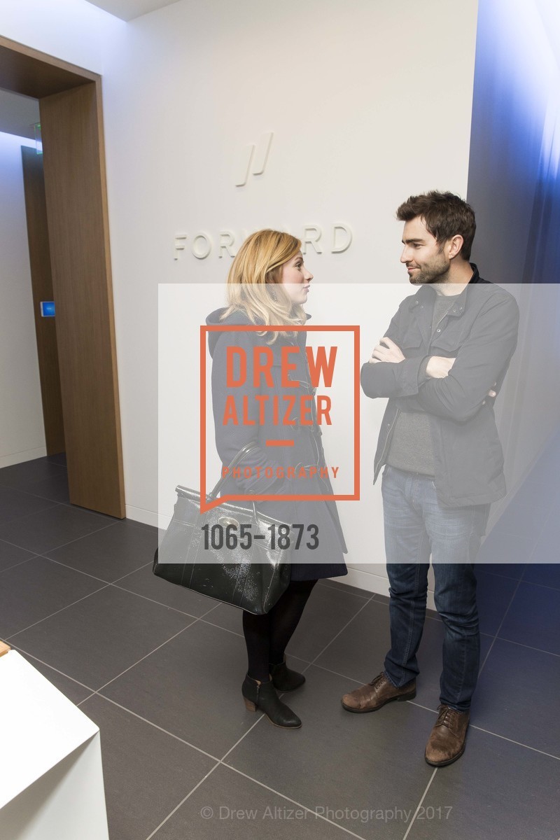 Christina Farr, Ben Rattray, Forward Opening Celebration, Go Forward Inc. 180 Sutter Street, January 19th, 2017, Photo #1065-1873 Christina Farr, Ben Rattray, Photo #1065-1873