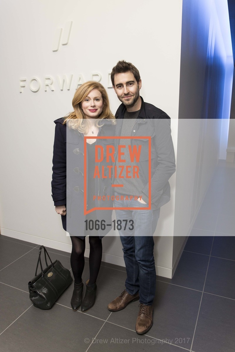 Christina Farr, Ben Rattray, Forward Opening Celebration, Go Forward Inc. 180 Sutter Street, January 19th, 2017, Photo #1066-1873 Christina Farr, Ben Rattray, Photo #1066-1873