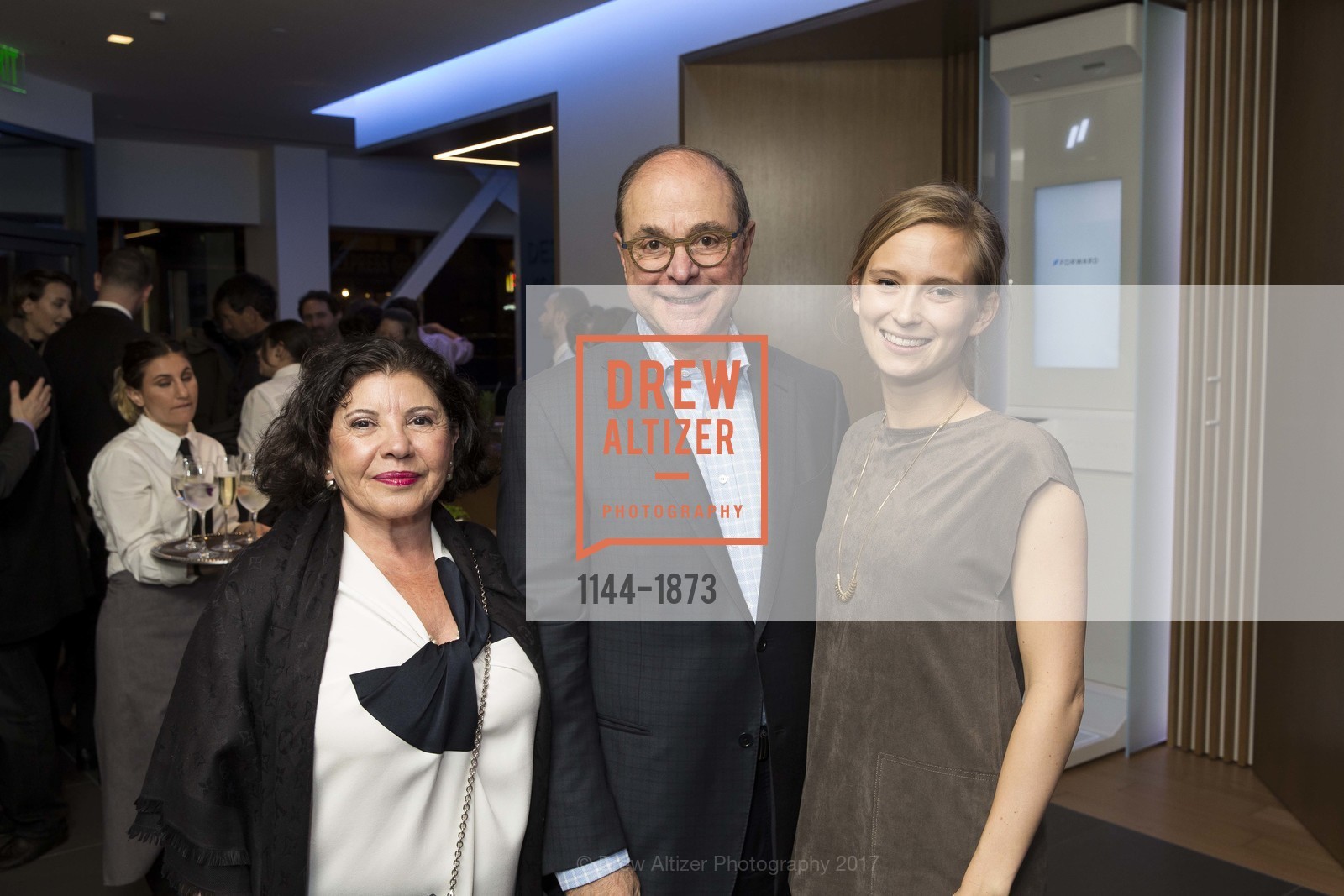 Zeina Aoun, Joseph Aoun, Tasia Potasionski, Forward Opening Celebration, Go Forward Inc. 180 Sutter Street, January 19th, 2017, Photo #1144-1873 Zeina Aoun, Joseph Aoun, Tasia Potasionski, Photo #1144-1873