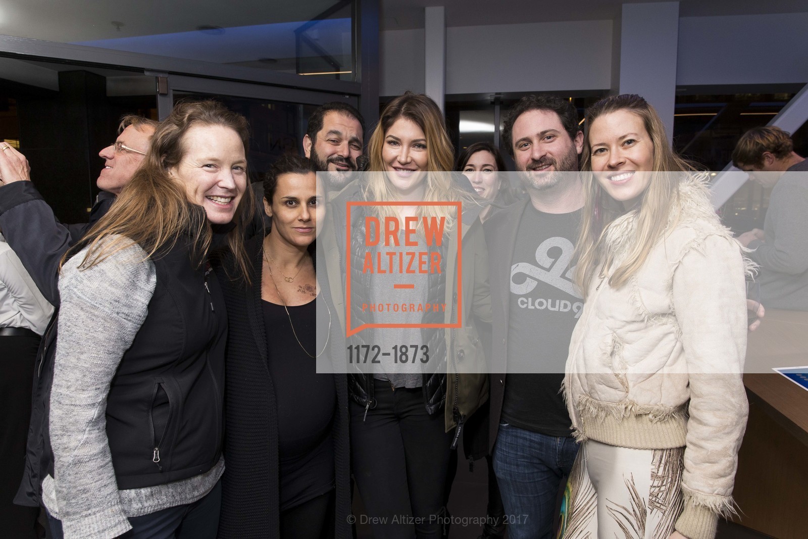 Minnie Ingersoll, Jennie Stefanotti, Melody McCloskey, Brian Singerman, Noelle Mosely, Forward Opening Celebration, Go Forward Inc. 180 Sutter Street, January 19th, 2017, Photo #1172-1873 Minnie Ingersoll, Jennie Stefanotti, Melody McCloskey, Brian Singerman, Noelle Mosely, Photo #1172-1873