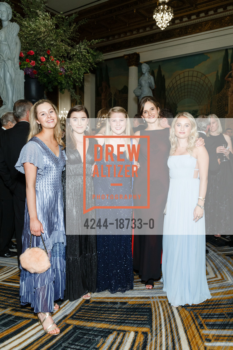Emma Hubbard, Wellsley Cohen, Jordan Russell, Caroline Shulberg, Natalia Barney, San Francisco Debutante Ball 2019, Westin St. Francis, Photo #4244-18733-0 Emma Hubbard, Wellsley Cohen, Jordan Russell, Caroline Shulberg, Natalia Barney, Photo #4244-18733-0