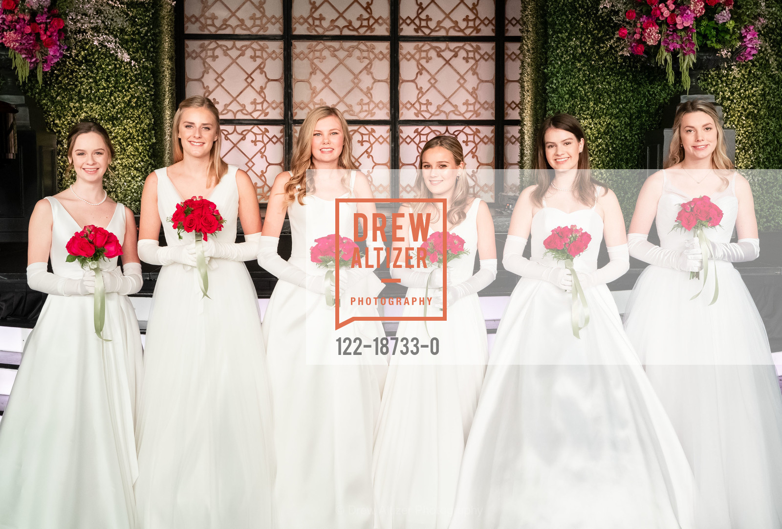 Natalie Ann Barnes, Grace Hamilton Boudreau, Molly Elizabeth Brown, Sophie Diane Mack, Olivia Delphine Mohun, Alexandra Adelaide Growney, San Francisco Debutante Ball 2019, Westin St. Francis, Photo #122-18733-0 Natalie Ann Barnes, Grace Hamilton Boudreau, Molly Elizabeth Brown, Sophie Diane Mack, Olivia Delphine Mohun, Alexandra Adelaide Growney, Photo #122-18733-0