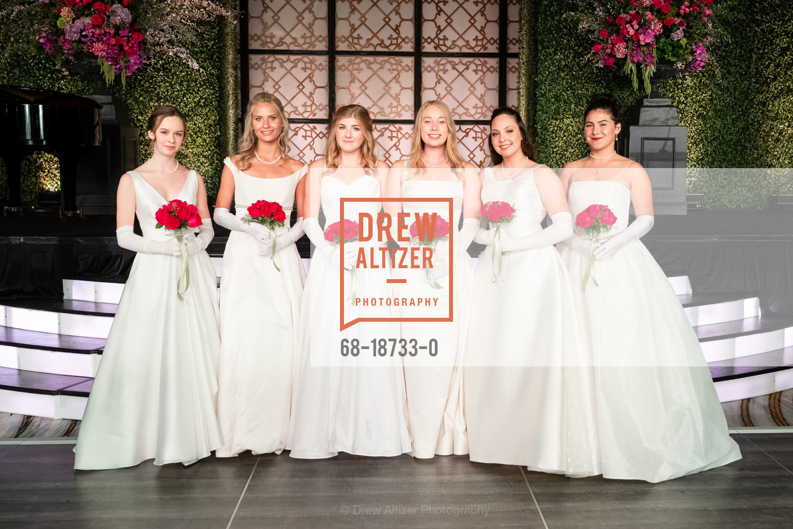 Natalie Ann Barnes, Grace Carlton Milan, Caroline Noelle Soja, Caitlin Rose Buono, Brenna Anne Bortner, Sarena Antoinette Peratoner Berg, San Francisco Debutante Ball 2019, Westin St. Francis, Photo #68-18733-0 Natalie Ann Barnes, Grace Carlton Milan, Caroline Noelle Soja, Caitlin Rose Buono, Brenna Anne Bortner, Sarena Antoinette Peratoner Berg, Photo #68-18733-0