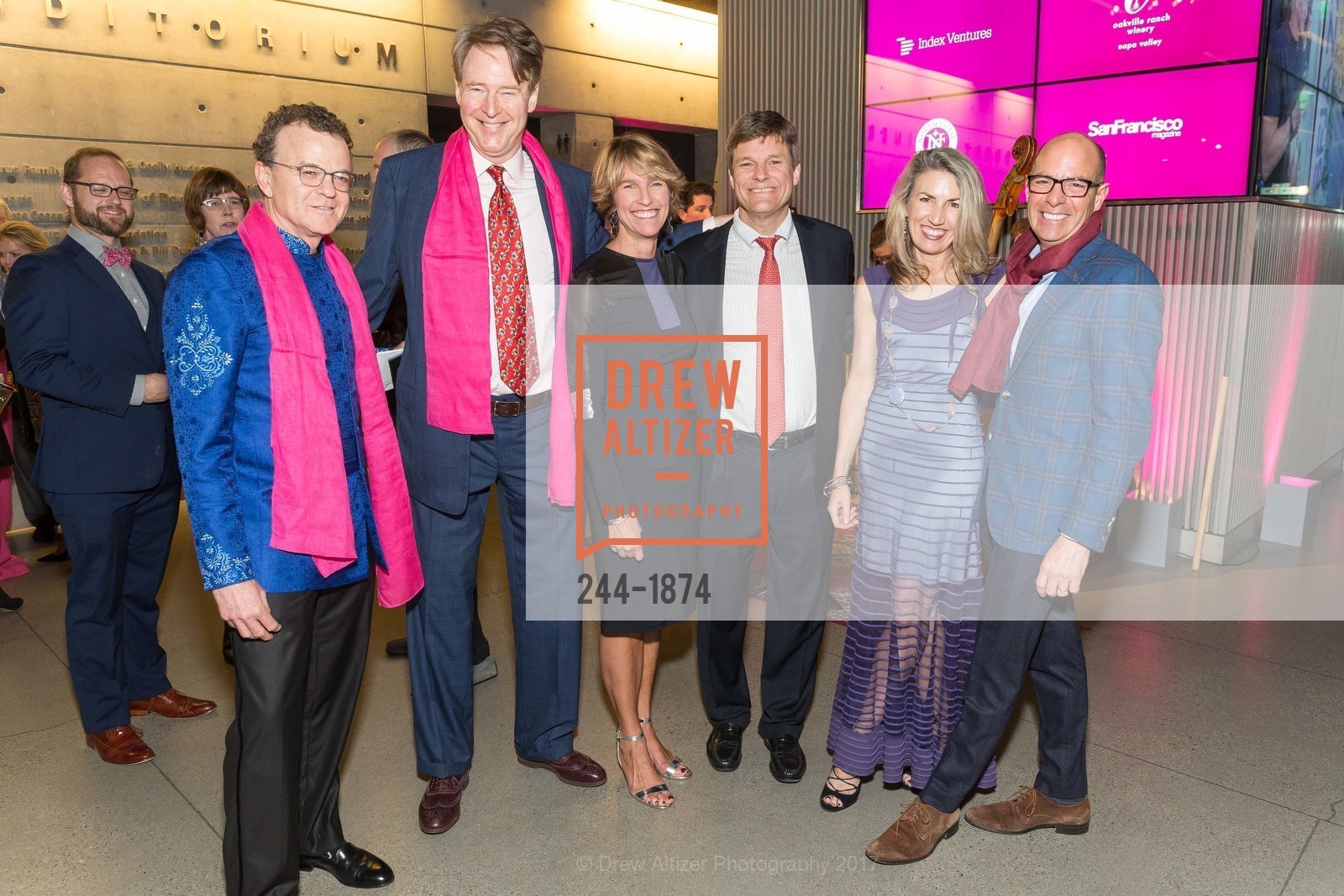 Tim Dattels, David Spencer, Kate Duhamel, Bill Duhamel, Catherine Clifford, Chris Clifford, SFJAZZ Gala 2017, SFJAZZ Center. 201 Franklin Street, January 18th, 2017, Photo #244-1874 Tim Dattels, David Spencer, Kate Duhamel, Bill Duhamel, Catherine Clifford, Chris Clifford, Photo #244-1874