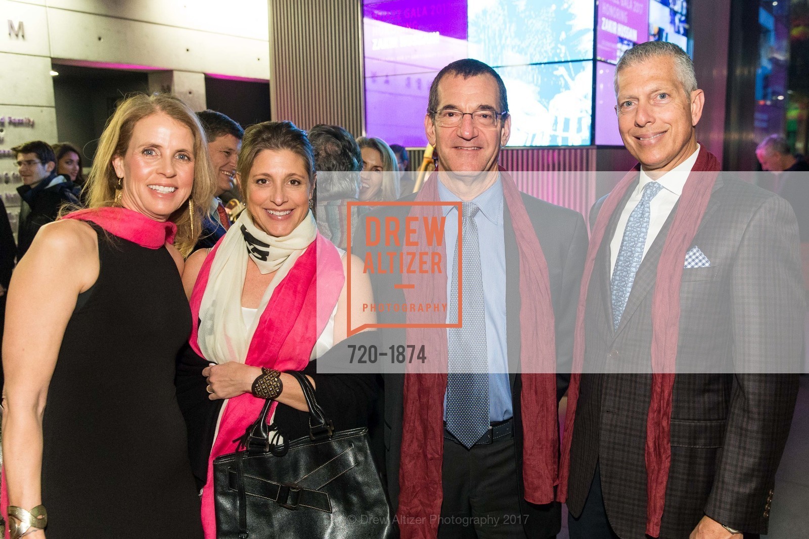 Catherine Stern, Diana Parker, Greg Stern, Craig Parker, SFJAZZ Gala 2017, SFJAZZ Center. 201 Franklin Street, January 18th, 2017, Photo #720-1874 Catherine Stern, Diana Parker, Greg Stern, Craig Parker, Photo #720-1874