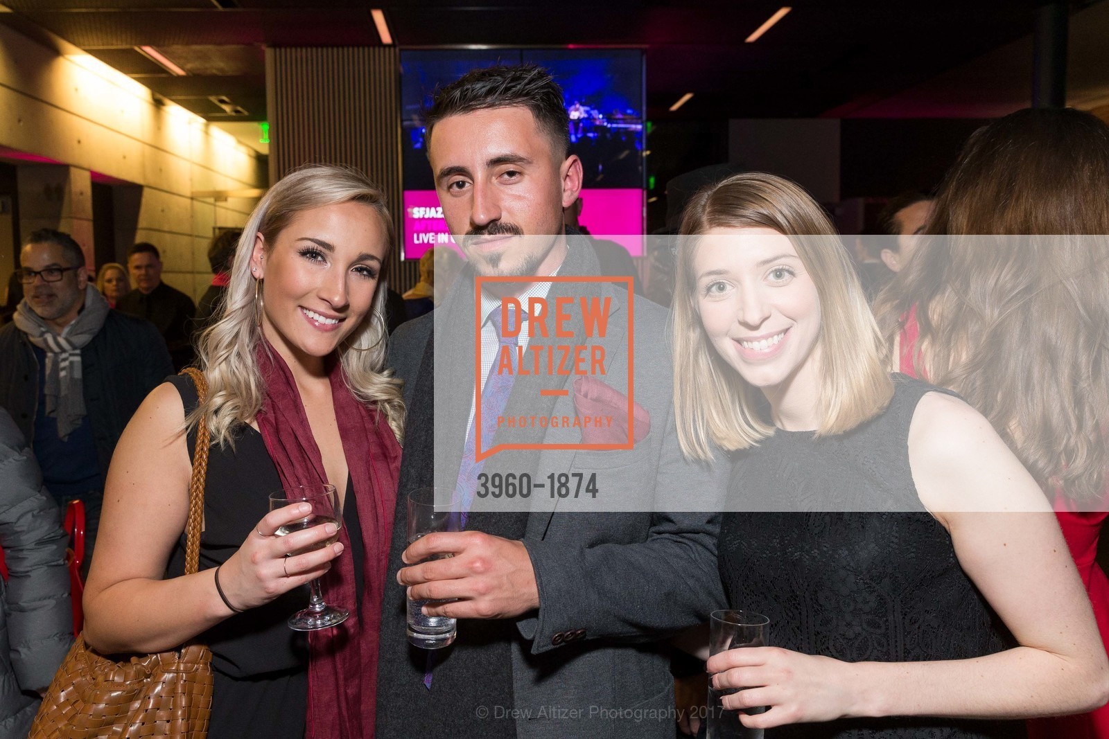 Hannah Tomlin, Jacob Kaiser, Emily Everding, SFJAZZ Gala 2017, SFJAZZ Center. 201 Franklin Street, January 18th, 2017, Photo #3960-1874 Hannah Tomlin, Jacob Kaiser, Emily Everding, Photo #3960-1874