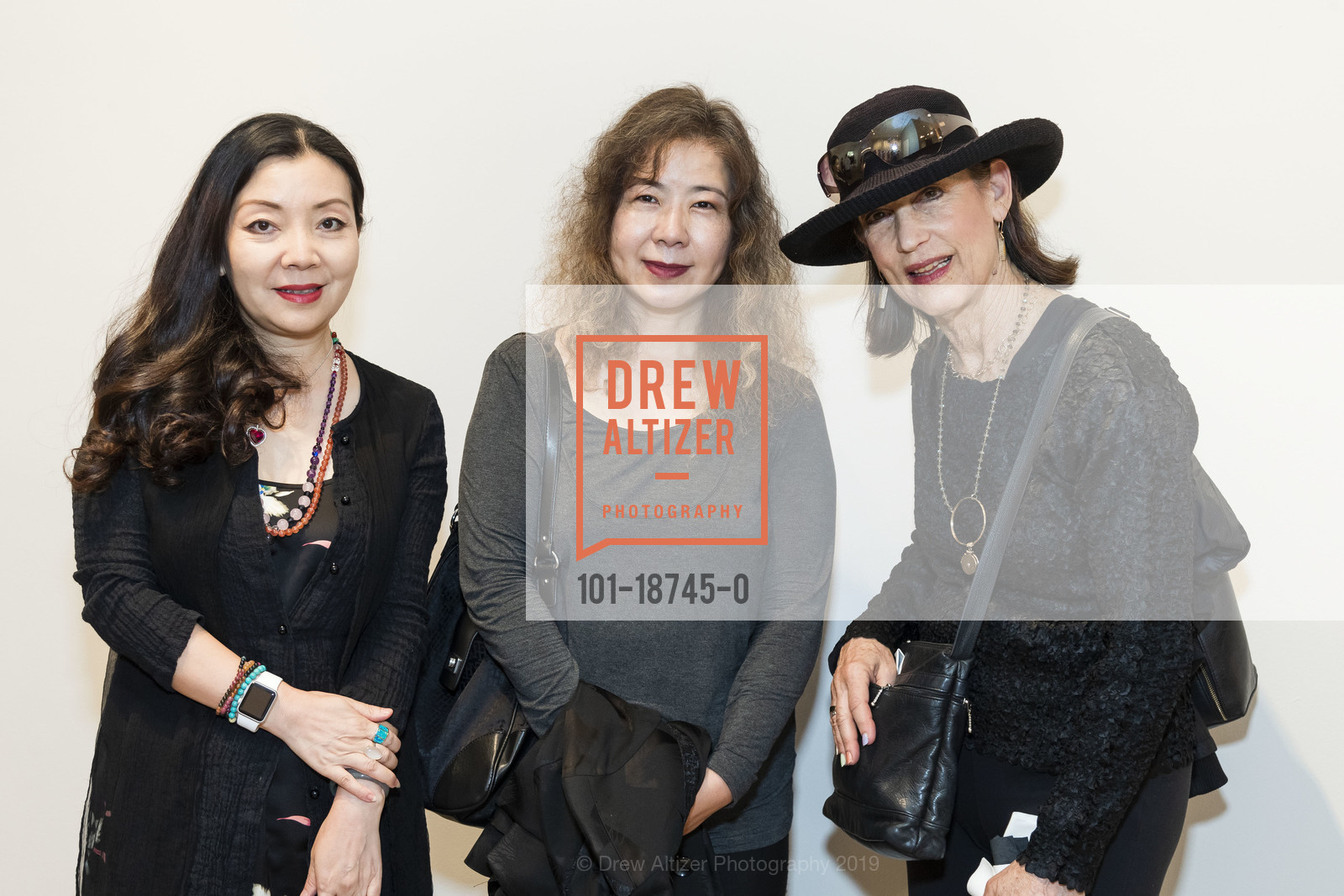 Berry Liu, Stella Zhang, Beverly Travlos, Pace Palo Alto's LIU JIANHUA Opening, PACE, June 20th, 2019, Photo #101-18745-0 Berry Liu, Stella Zhang, Beverly Travlos, Photo #101-18745-0