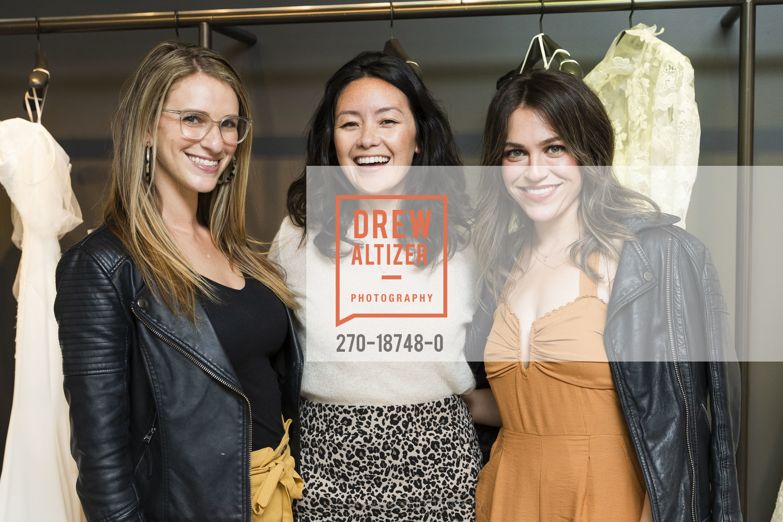 Elexis Feldbrill, Michelle Lionel Halo, Marisa Perel, Vera Wang Summer Event 2019, Vera Wang. 180 Geary Street, 4th F, Photo #270-18748-0 Elexis Feldbrill, Michelle Lionel Halo, Marisa Perel, Photo #270-18748-0