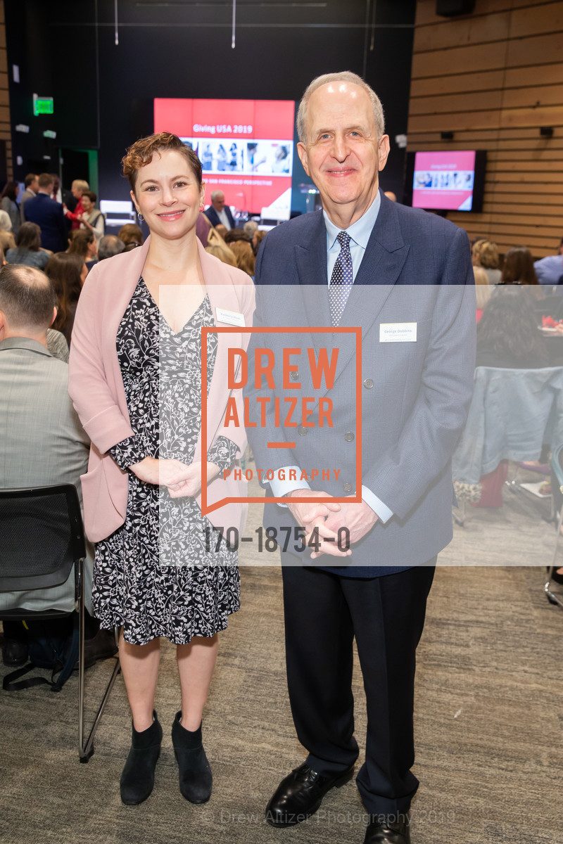 Kimberly Maas, George Dobbins, CCS Fundraising Presents Giving USA 2019: A National and San Francisco Perspective, Commonwealth Club. 110 The Embarcadero, June 20th, 2019, Photo #170-18754-0 Kimberly Maas, George Dobbins, Photo #170-18754-0