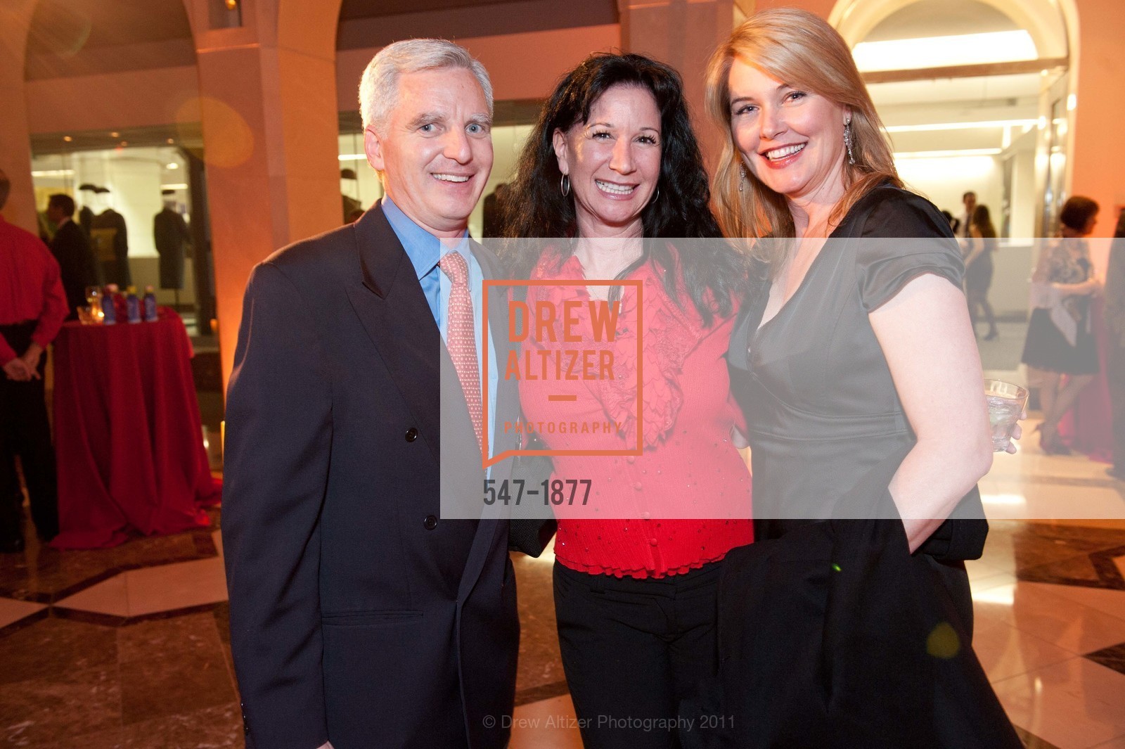 Michael Hogan, Anna Alioto, Leslie Kilby-Black, AMERICAN RED CROSS Launch Party, US, March 17th, 2011, Photo #547-1877 Michael Hogan, Anna Alioto, Leslie Kilby-Black, Photo #547-1877