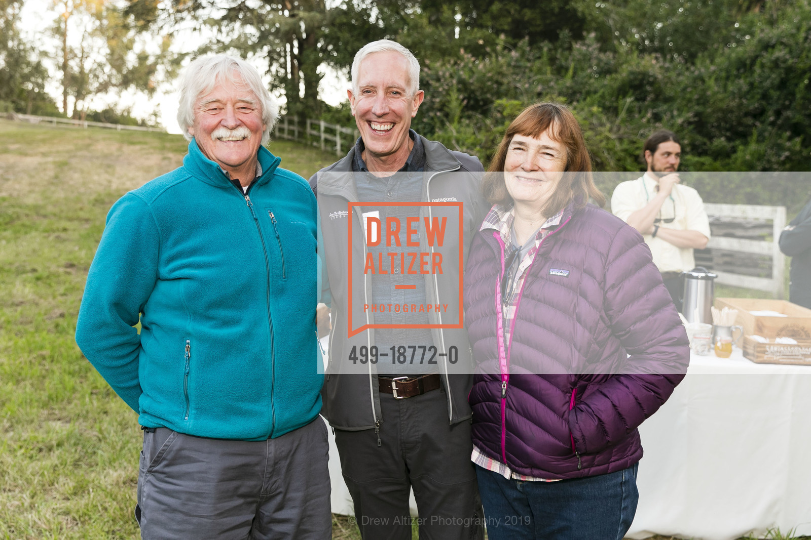 Gary Ranz, Tim Whalen, Lauren Ranz, Save The Redwoods 2019 Canopy Club Appreciation, Pie Ranch. 2080 CA-1, June 22nd, 2019, Photo #499-18772-0 Gary Ranz, Tim Whalen, Lauren Ranz, Photo #499-18772-0