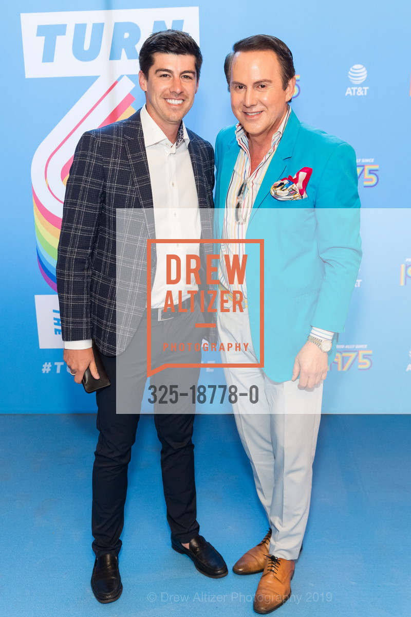 Russell Martinelli, Joel Goodrich, VIP Pride Party 2019, AT&T Store. 1 Powell Street, June 21st, 2019, Photo #325-18778-0 Russell Martinelli, Joel Goodrich, Photo #325-18778-0