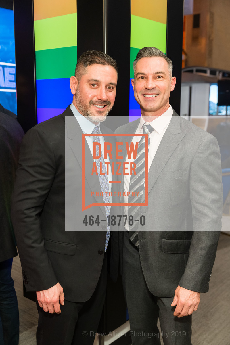 Agustin Gomez, Jerome Molles, VIP Pride Party 2019, AT&T Store. 1 Powell Street, June 21st, 2019, Photo #464-18778-0 Agustin Gomez, Jerome Molles, Photo #464-18778-0