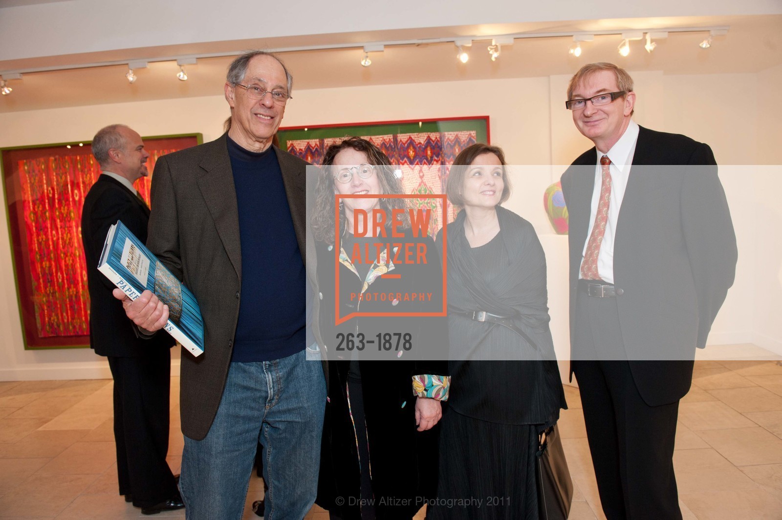Teddy Dobrow, Natalie Doucet, Phillip Houeix, SOROKKO GALLERY Presents ISABELLE DE BORCHGRAVE: Recent Paintings and Sculptures, US, March 18th, 2011, Photo #263-1878 Teddy Dobrow, Natalie Doucet, Phillip Houeix, Photo #263-1878