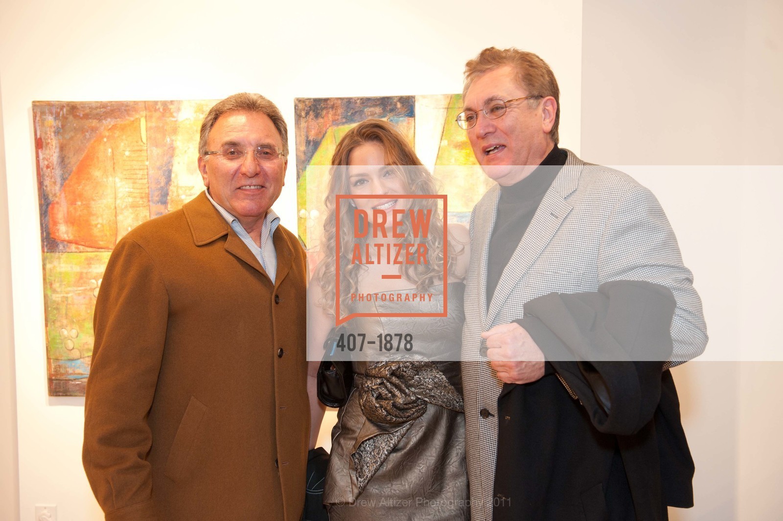 Peter Semiraro, Chris Miller, Derek Mazar, SOROKKO GALLERY Presents ISABELLE DE BORCHGRAVE: Recent Paintings and Sculptures, US, March 18th, 2011, Photo #407-1878 Peter Semiraro, Chris Miller, Derek Mazar, Photo #407-1878