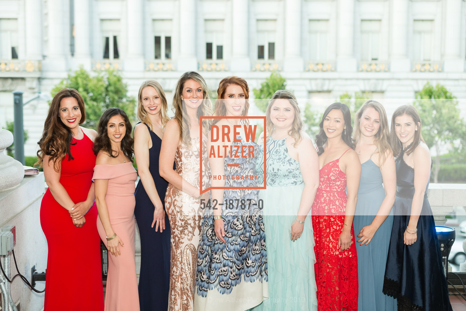 Mariela DeSantiago, Claire McBride, Casey Green, Roxie Bostwick, Lucy O'Melveny, Katie DeWitt, Spinsters of San Francisco Annual Ball 2019- Wonderland, war memorial opera house, June 23rd, 2019, Photo #542-18787-0 Mariela DeSantiago, Claire McBride, Casey Green, Roxie Bostwick, Lucy O'Melveny, Katie DeWitt, Photo #542-18787-0