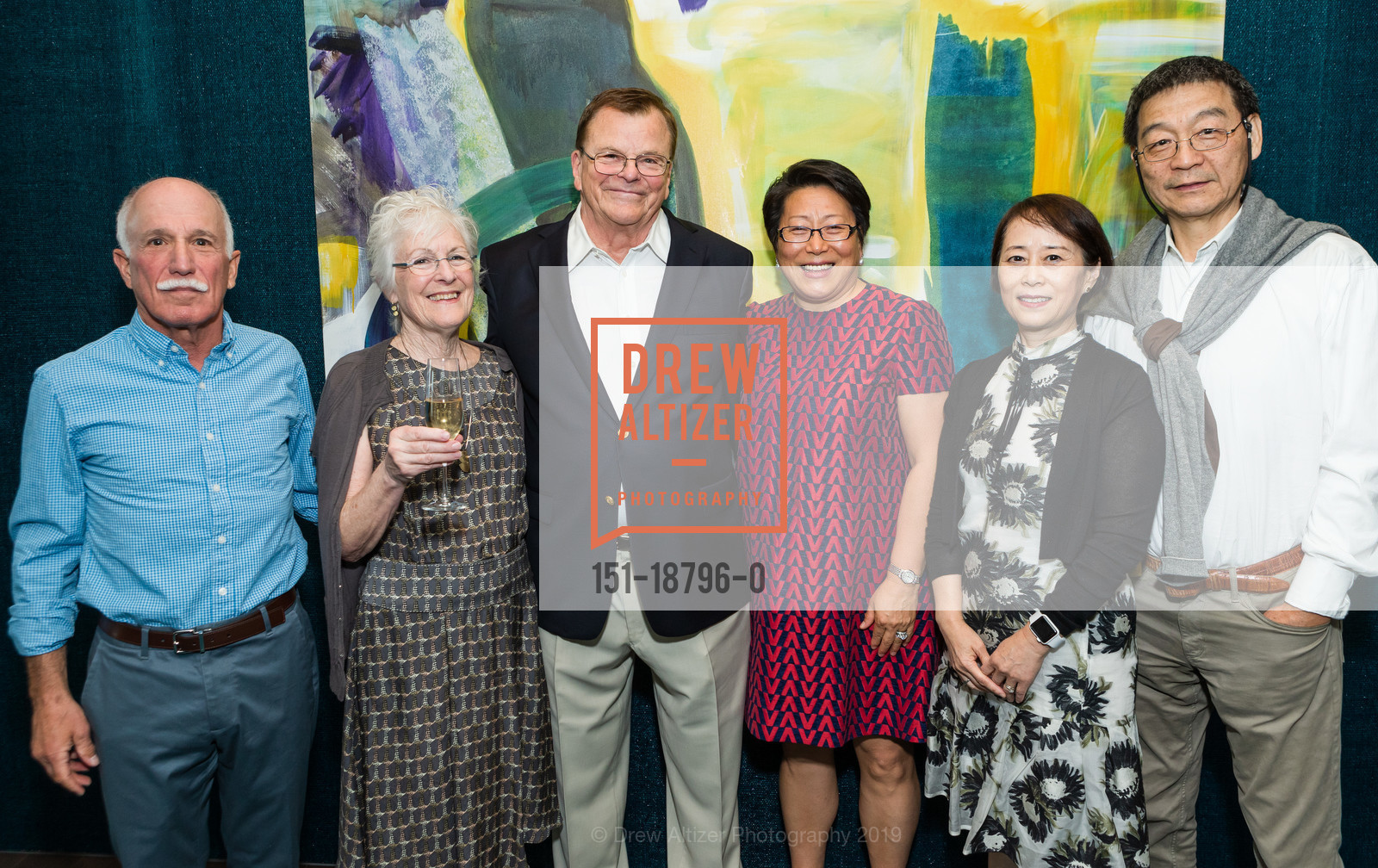Chris Meyer, Nancy Meyer, Gary Bridge, Fang Bridge, Chaomei Chen, Yu Wu, 181 Fremont Philanthropy Awards 2019 Honoring One Mind, 181 Fremont Residences. 181 Fremont Street, June 27th, 2019, Photo #151-18796-0 Chris Meyer, Nancy Meyer, Gary Bridge, Fang Bridge, Chaomei Chen, Yu Wu, Photo #151-18796-0