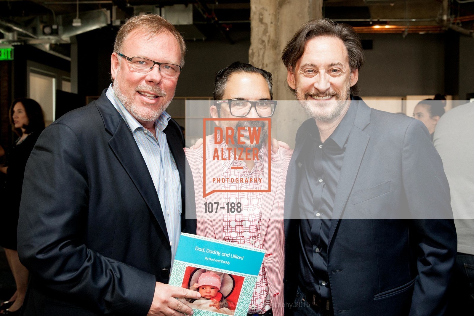 Alan Green, James Joaquin, Harvey Karp, Gucci & Vogue Dinner, Medium. 760 Market St, June 24th, 2015, Photo #107-188 Alan Green, James Joaquin, Harvey Karp, Photo #107-188
