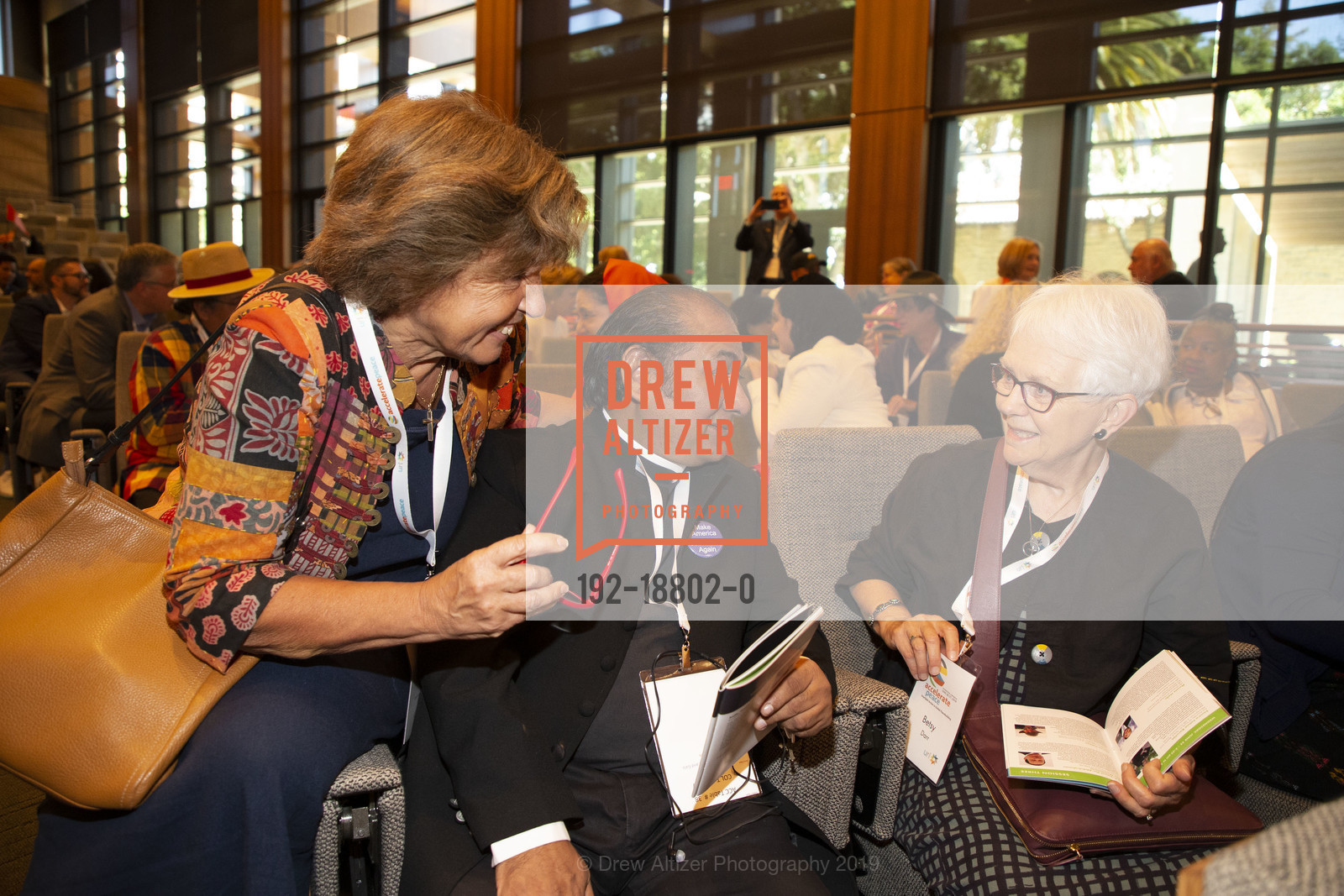 Maria Crespo, David Limo Pajar, Betsy Darr, Circles of Light 2019, Stanford University, David and Joan Traitel Building, Hoover Institution, June 26th, 2019, Photo #192-18802-0 Maria Crespo, David Limo Pajar, Betsy Darr, Photo #192-18802-0
